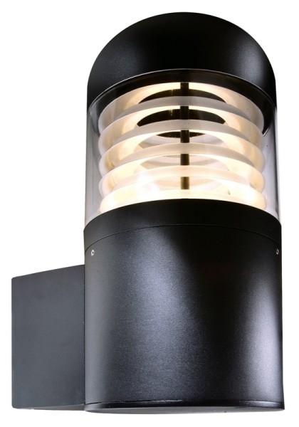 Outdoorwandleuchte Ademe, 100 W, Druckguss schwarz