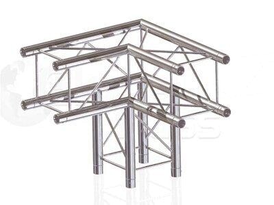 F24 C30 Ecke 3-Weg 90° Alu Traverse