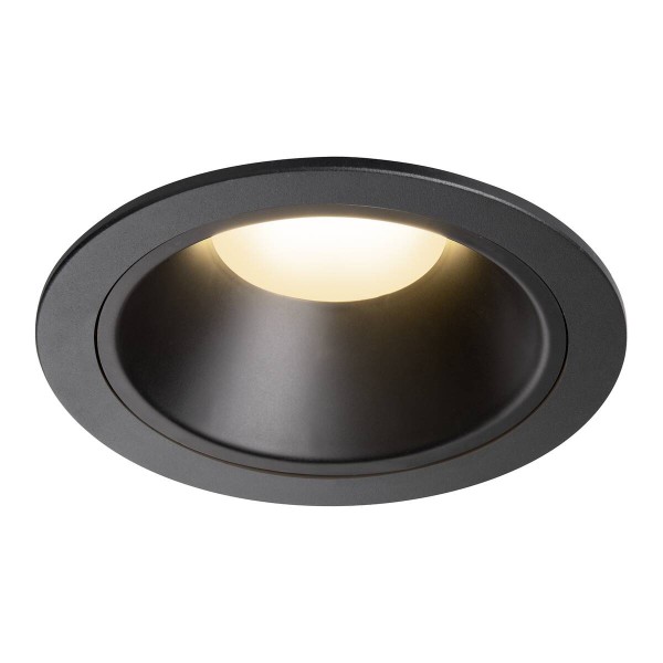 NUMINOS® DL XL, Indoor LED Deckeneinbauleuchte schwarz/schwarz 3000K 20°