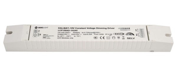 Deko-Light Netzgerät (CV, DC) dimmbar, BASIC, DIM, CV, LCP150AD-1H24V, Kunststoff, Weiß, 150W, 24V