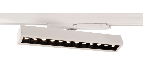 Deko-Light Schienensystem 3-Phasen 230V, Alnitak 24-30W, 4000K, Aluminium, Weiß, Neutralweiß, 34°