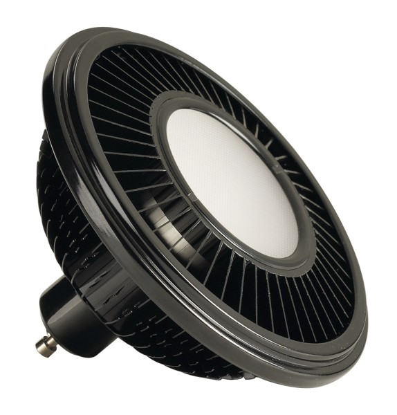 LED ES111, Leuchtmittel, schwarz, 17W, 140°, 2700K, dimmbar