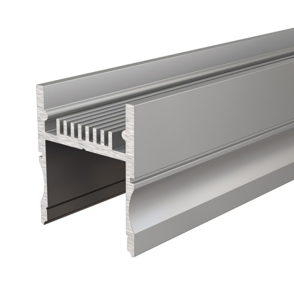 Reprofil, H-Profil AH-01-20 für LED Stripes bis 21,3 mm, Silber-matt, eloxiert, 1000 mm