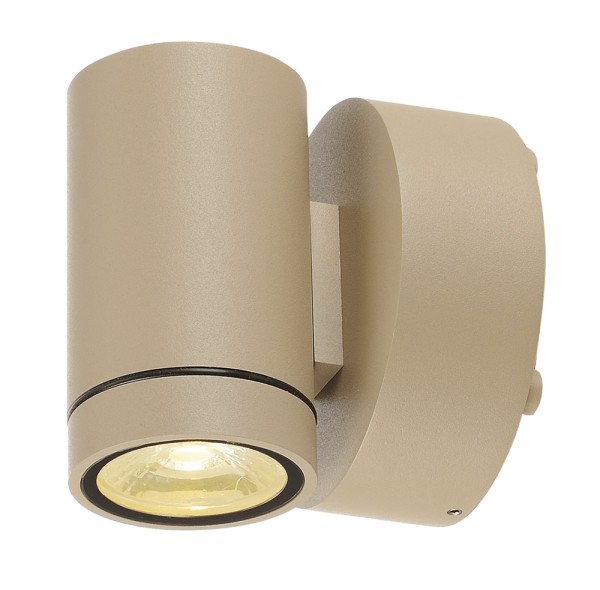 HELIA, Outdoor Wandleuchte, LED, 3000K, IP55, beige, 8W