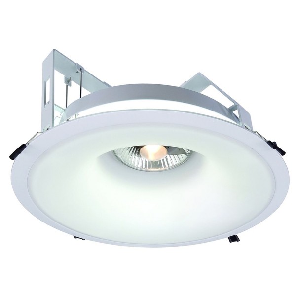 TROMP Downlight, rund, weiss, 1xES111 max. 50W, 1xT5 Röhre 22W