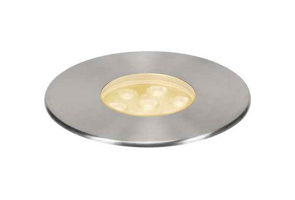 DASAR 150 PREMIUM, Outdoor Bodeneinbauleuchte, LED, 3000K, IP67, rund, Blende edelstahl, 60°, 13W