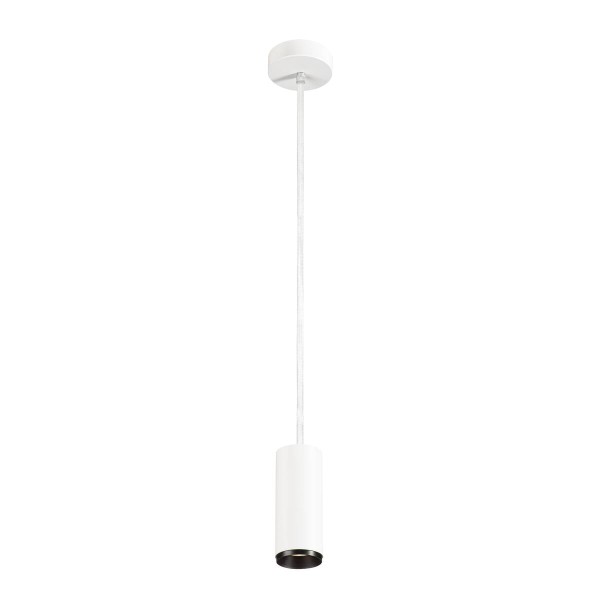 NUMINOS® PD DALI S, Indoor LED Pendelleuchte weiß/schwarz 4000K 36°