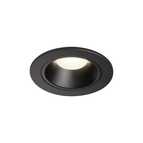 NUMINOS® DL S, Indoor LED Deckeneinbauleuchte schwarz/schwarz 4000K 40° inkl. Blattfedern