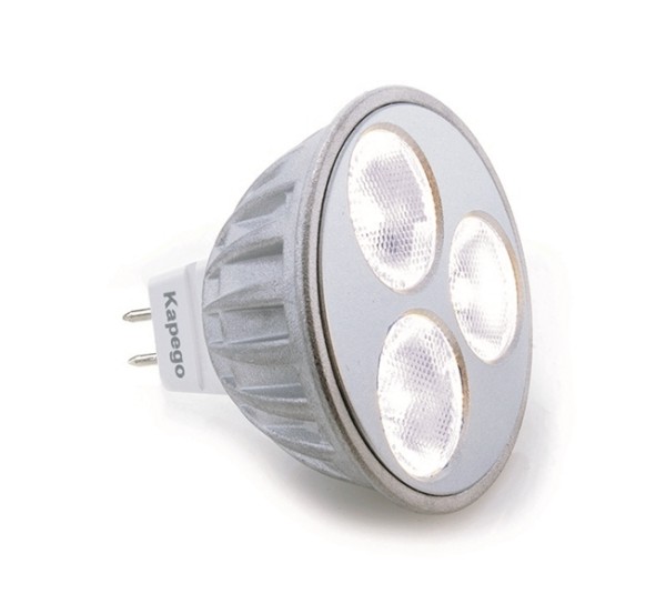 Leuchtmittel, LED MR16 6000K, 12V AC/DC, GU5.3 / MR16, 3,00 W