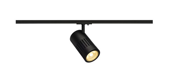 STRUCTEC, Spot für Hochvolt-Stromschiene 1Phasen, LED, 3000K, schwarz, 60°