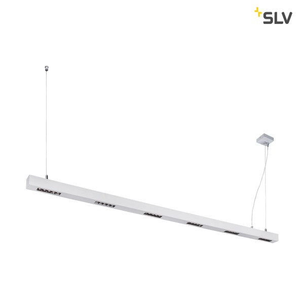 Q-LINE PD, LED Indoor Pendelleuchte, 2m, BAP, silber, 3000K