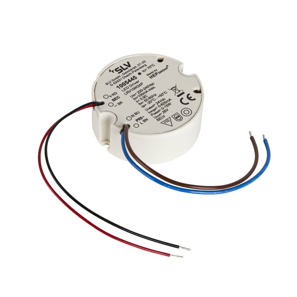 LED Netzteil, 12W 24V rund