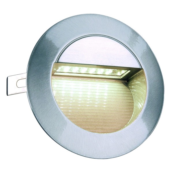 DOWNUNDER LED 14 Wandleuchte, alu brushed, 0,8W, warmweiss, IP44