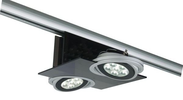 3-phasen Spot Parasol I 2 x AR111 LED