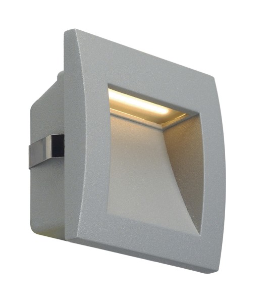 DOWNUNDER OUT LED S, Outdoor Wandeinbauleuchte, LED, 3000K, silbergrau