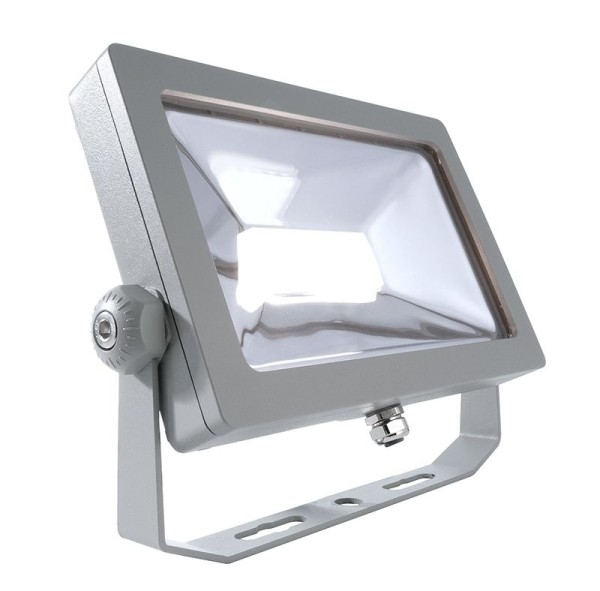 Deko-Light Boden- / Wand- / Deckenleuchte, FLOOD SMD I, Aluminium Druckguss, silberfarben, 100°, 30W