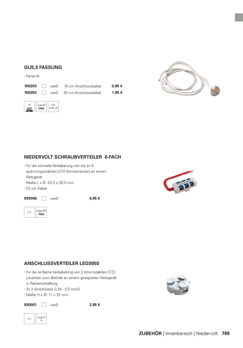 Deko-Light, Elektrisches Montagezubehör, MINI-AMP Verlängerungskabel , 6,95  €