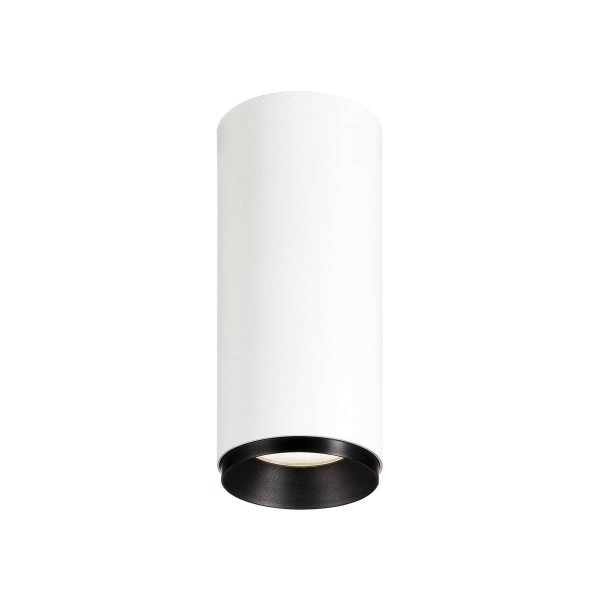 NUMINOS® CL DALI S, Indoor LED Deckenaufbauleuchte weiß/schwarz 4000K 60°