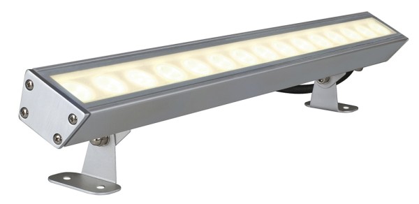 GALEN LED-PROFIL, Outdoor Fassadenleuchte, LED, 3000K, IP65, aluminium eloxiert, 15W