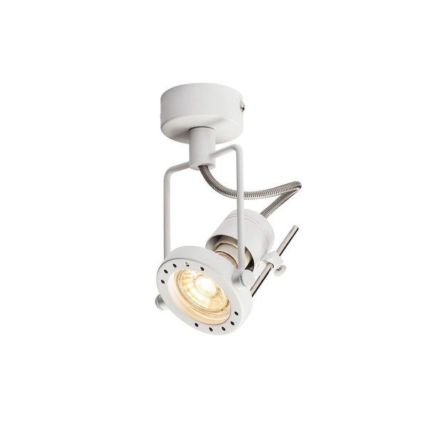 N-TIC SPOT, Wand- und Deckenleuchte, LED, QPAR51, weiß matt, max. 50W