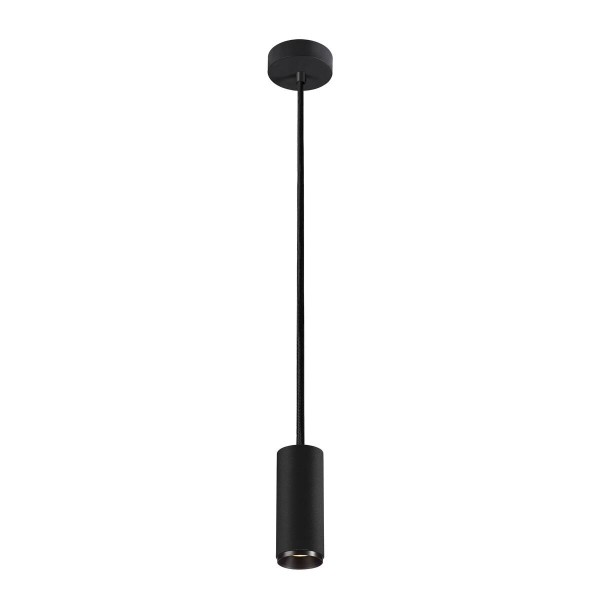 NUMINOS® PD DALI S, Indoor LED Pendelleuchte schwarz/schwarz 4000K 24°