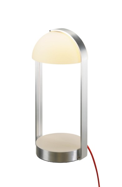 BRENDA, Tischleuchte, LED, 3000K, weiß/silber, 5,4W