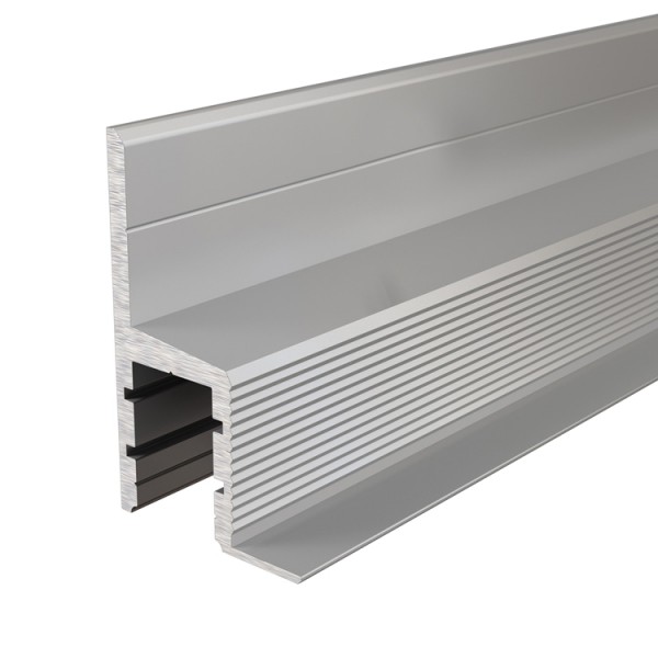 Reprofil, Trockenbau-Profil, Deckenvoute EL-03-10 für LED Stripes bis 11,3 mm, Silber-matt, 2500 mm