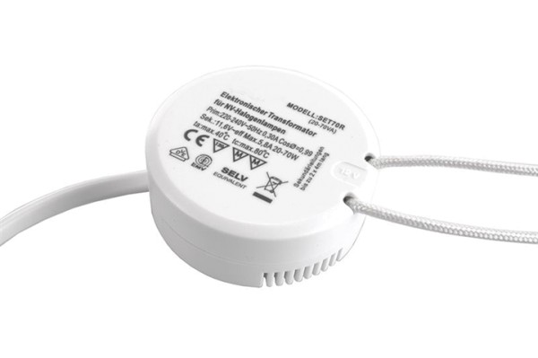 Deko-Light Netzgerät, Set 70R elektronisch, dimmbar: Phasenabschnitt, Ausgangsspannung: 12V AC