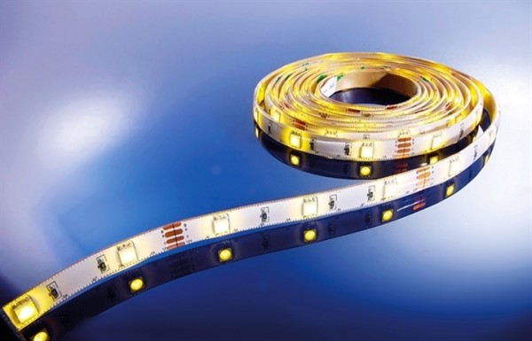 Flexibler LED Stripe, 5050, SMD, Warmweiß, 12V DC, 21,60 W