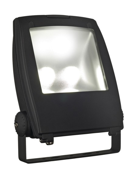 FLOOD LIGHT, Outdoor Fassadenleuchte, LED, 5700K, IP65, schwarz matt, 90°, 82,3W