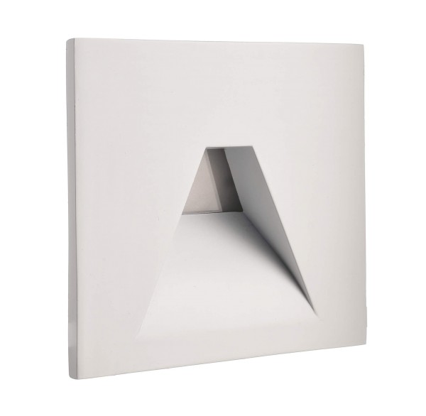 Deko-Light Zubehör, Abdeckung eckig weiß Winkel für Alwaid, Aluminium Druckguss, 75x75mm