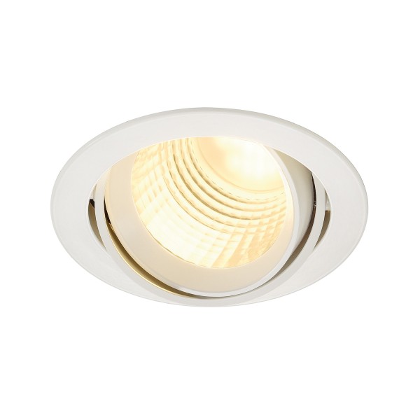 NEW TRIA DLMI, Einbauleuchte, LED, 3000K, rund, weiß, 60°, schwenkbar, inkl. Clipfedern