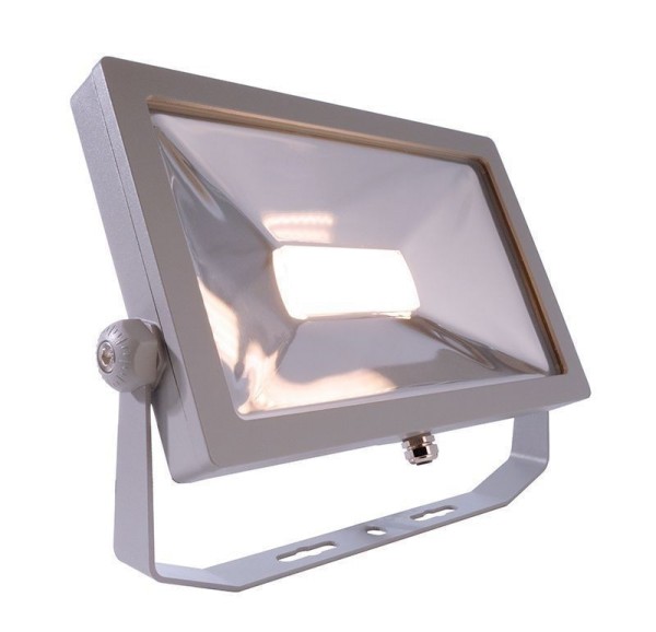 Deko-Light Fluter, Flood SMD, 50 W, 3000 K, Silber, Aluminiumdruckguss, Silber, Warmweiß (WW), 50W