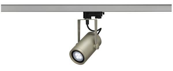 EURO SPOT INTEGRATED LED, Spot für Hochvolt-Stromschiene 3Phasen, LED, 4000K, silbergrau, 15°