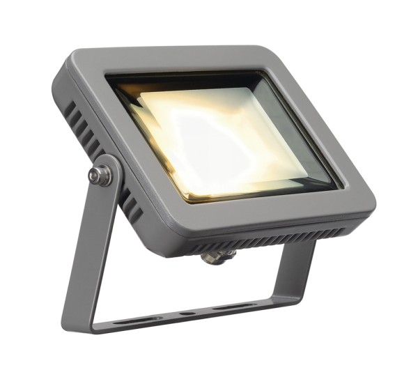 SPOODI 15, Outdoor Strahler, LED, 3000K, IP55, eckig, silbergrau, max. 8,3W