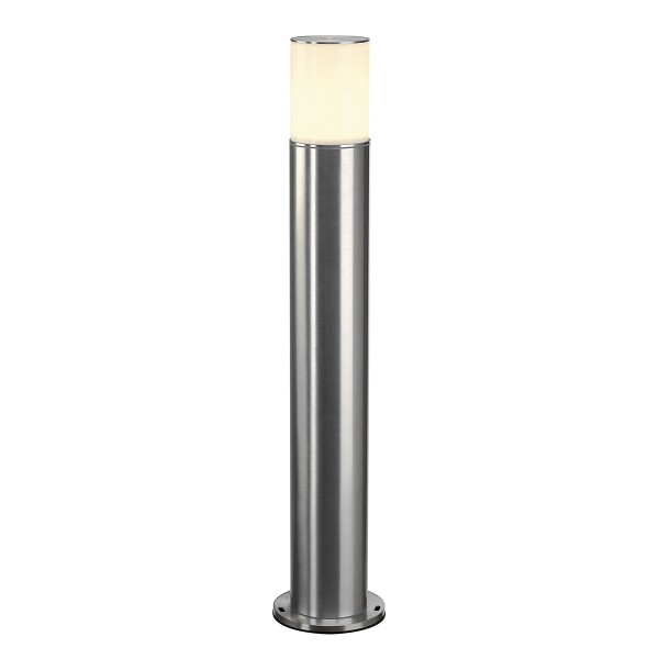 ROX ACRYL POLE 90, Outdoor Standleuchte, TC-TSE, IP44, rund, aluminium gebürstet, Ø/H 13/90 cm