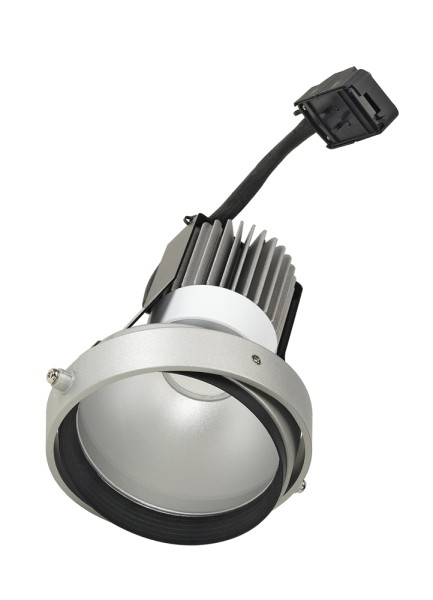 LED DISK MODUL, für AIXLIGHT PRO Einbaurahmen, 2700K, silbergrau/schwarz, 50°