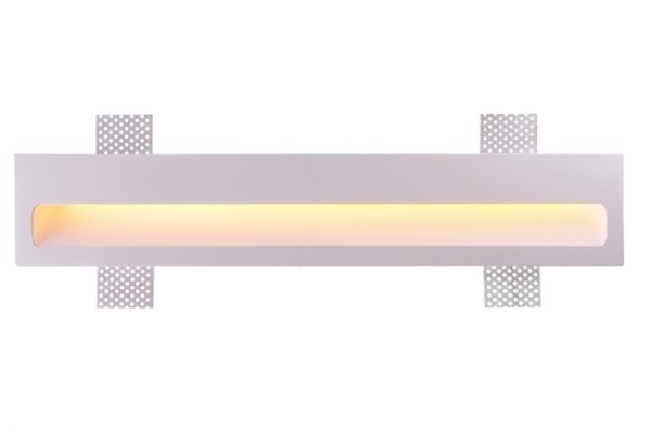 SB Profil 500, Weiß, überstreichbar, 500 mm, für Stripes bis 12 mm Breite