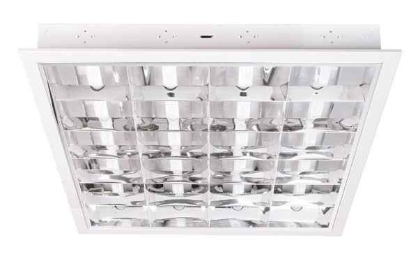 Deko-Light Einlegerasterleuchte, Metall, Weiß, 18W, 230V, 620x620mm