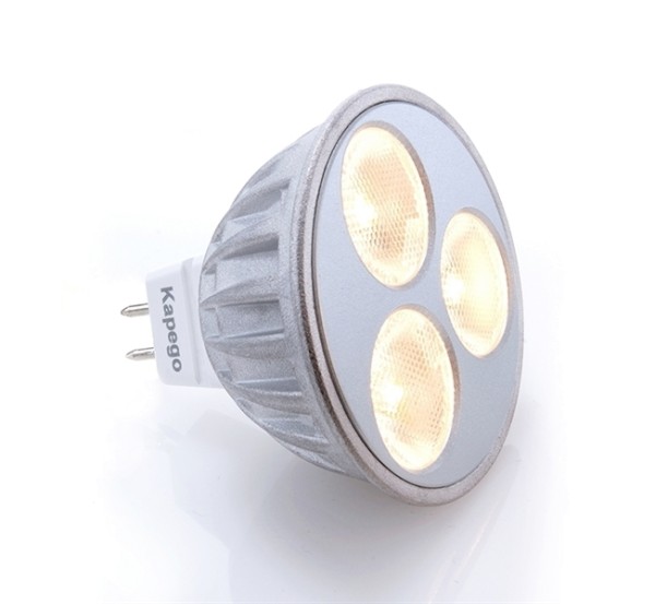 Leuchtmittel, LED MR16 6000K, 12V AC/DC, GU5.3 / MR16, 3,00 W