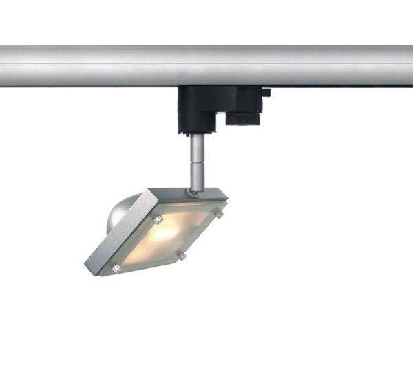 Kapego Schienensystem 3-Phasen 230V, Oval Light, exklusive Leuchtmittel, Silber-matt, R7S 78mm