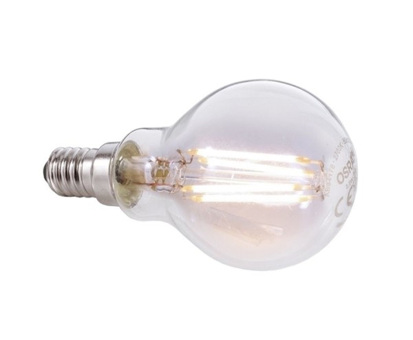 Osram Leuchtmittel, Parathom Retrofit Classic P 40, Warmweiß, Abstrahlwinkel: 300°, E14, 4,00 W