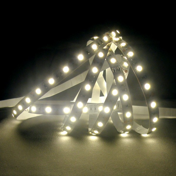 Flexibler LED Strip, 5m, 5050, SMD, Kaltweiß, 12V DC, 10,80 W/m