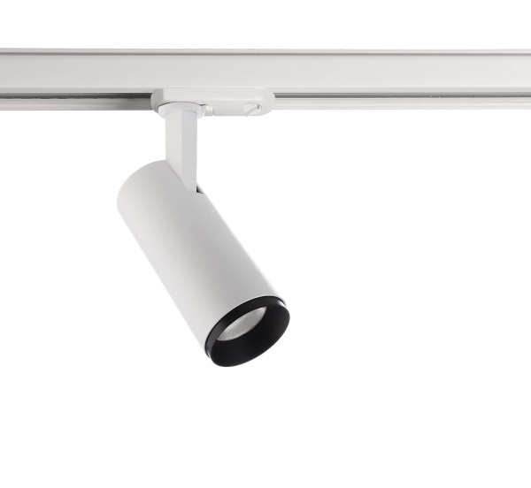 Deko-Light 1-Phasen-Spot, Lucea, Tilt, 6 W, DIM, 2700 K, Weiß, Aluminium, Verkehrsweiß RAL 9016