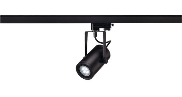 EURO SPOT INTEGRATED LED, Spot für Hochvolt-Stromschiene 3Phasen, LED, 4000K, schwarz, 36°, 12,6W