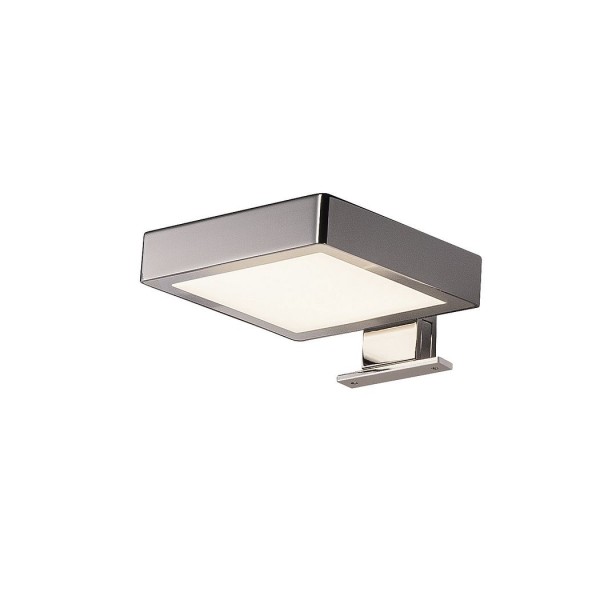 DORISA, Spiegelleuchte, LED, 4000K, quadratisch, chrom, IP44