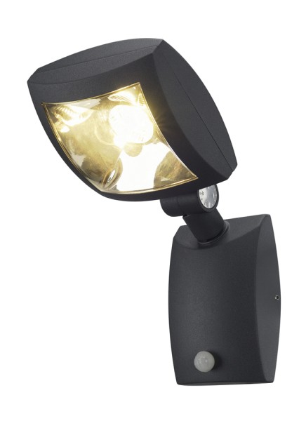 MERVALED S, Outdoor Wandleuchte, LED, 3000K, IP54, anthrazit, mit Sensor, 14W