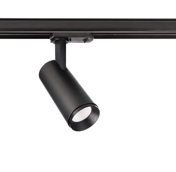 Deko-Light 1-Phasen-Spot, Lucea, Tilt, 6 W, DIM, 2700 K, Schwarz, Aluminium, Tiefschwarz RAL 9005