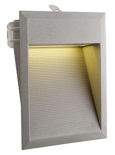 DOWNUNDER 27, Outdoor Wandleuchte, LED, 3000K, IP44, steingrau, 1,8W