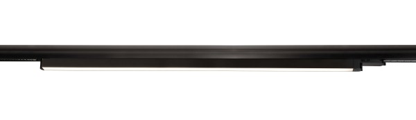 Deko-Light 3-Phasenleuchte, Linear 100, 28 W, 3000 K, Schwarz, Aluminium, Warmweiß (WW), 110°, 28W